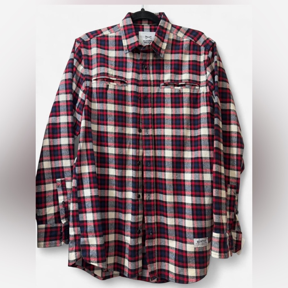 RARE NWOT BLOODBATH PROJECT Flannel shirt